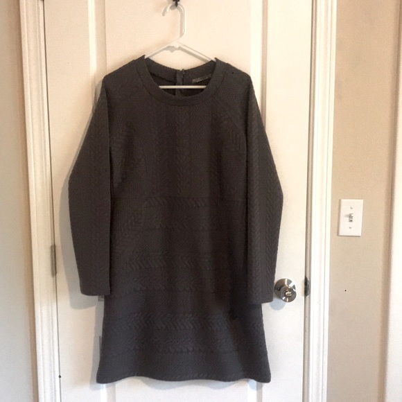 Prana gray macee quilted long sleeve dress - Picture 2 of 3